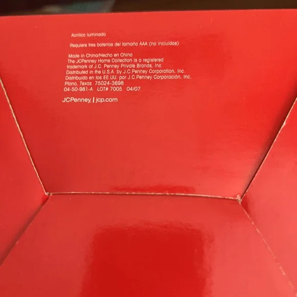 JCPenney Home Lighted Color Changing Acrylic Skiing Snowmen Pair Winter Vintage - Picture 15 of 16